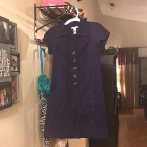 Amanda Lane Blue Work Dress Size 6
